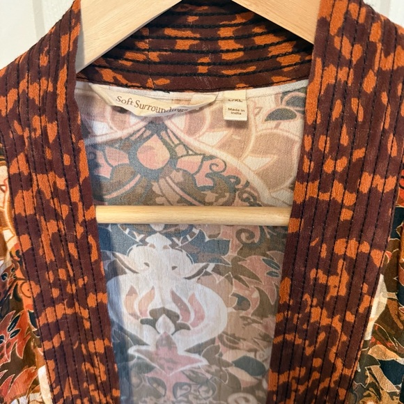 NWOT Soft Surroundings Ariah Kimono Cardigan L/XL Sized - Picture 4 of 5